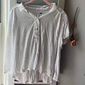 Free people XS white top